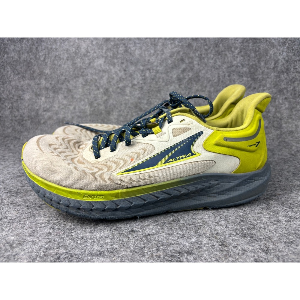 Altra Torin 7 Running Shoes Mens 9.5 Tan Lime Green AL0A82C4340 Road Runners